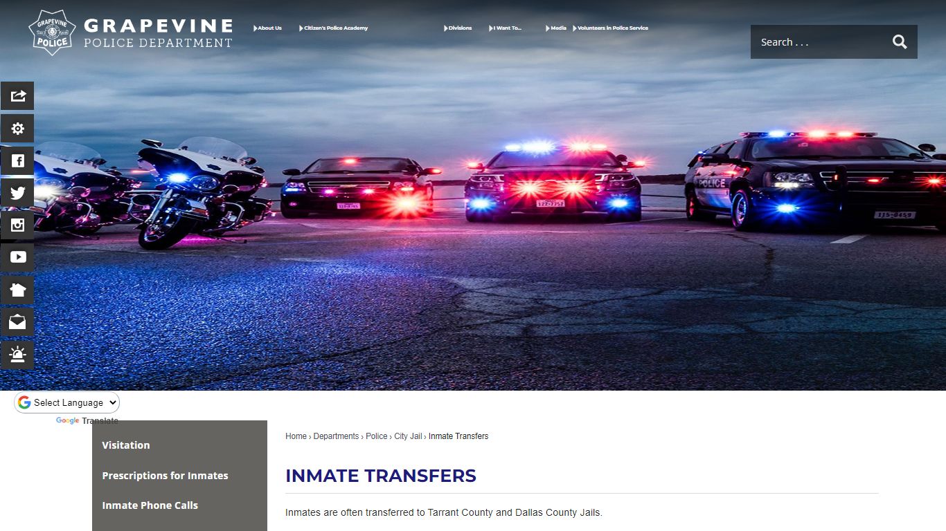 Inmate Transfers | Grapevine, TX - Official Website - YouTube